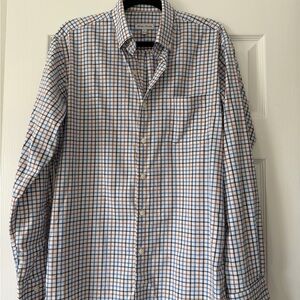 Peter Millar Multicolor Checkered Button Down Shirt
